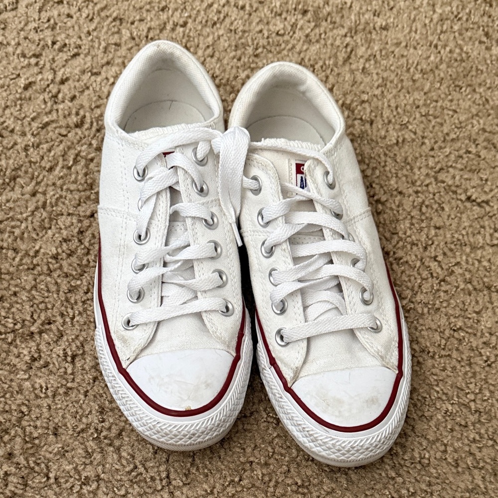 Classic White Canvas Sneakers